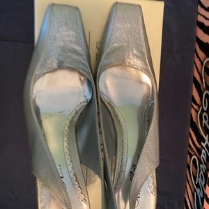 Silver heels